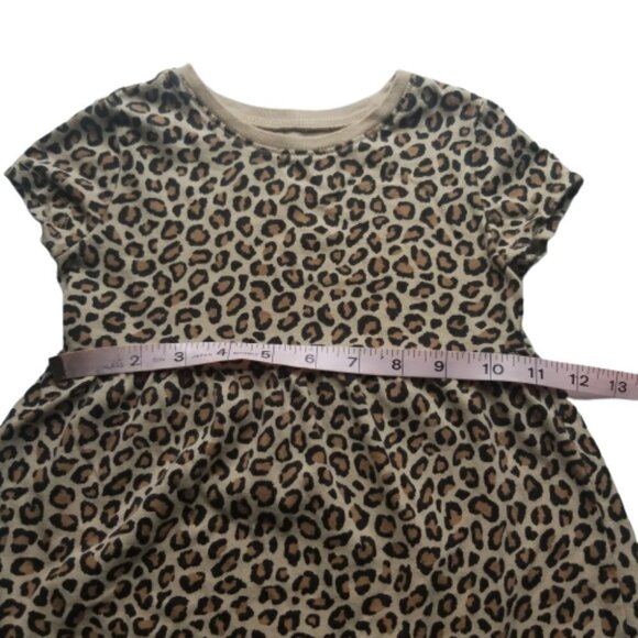 Old Navy Short Sleeve Leopard Dress 3T 🐯 - Picture 7 of 7
